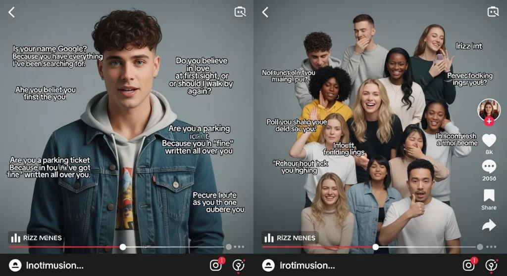 Viral Curly Hair Rizz Lines for TikTok & Reels