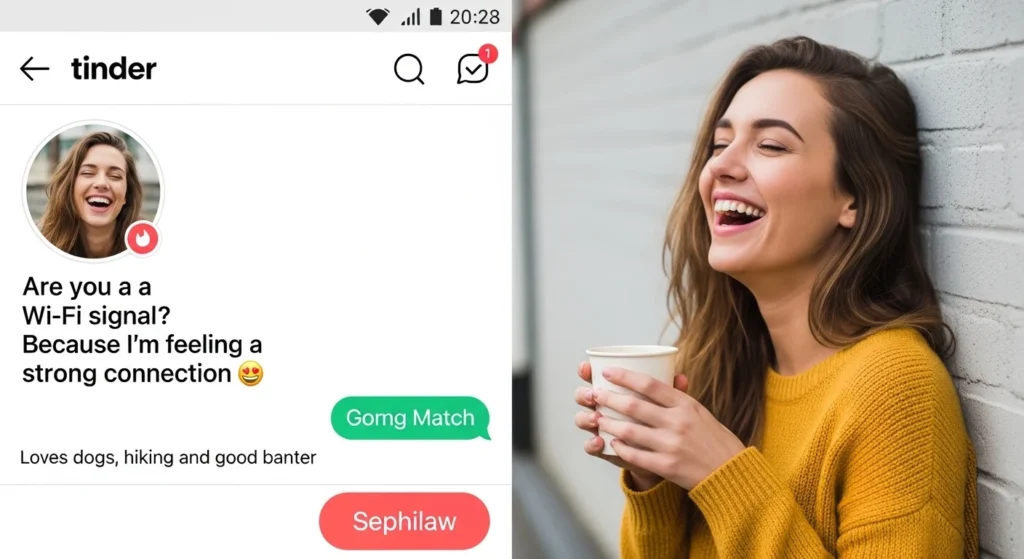 👫 WiFi Pick Up Lines for Dating Apps (Tinder, Bumble)