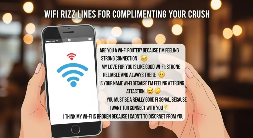 WiFi Rizz Lines for Complimenting Your Crush