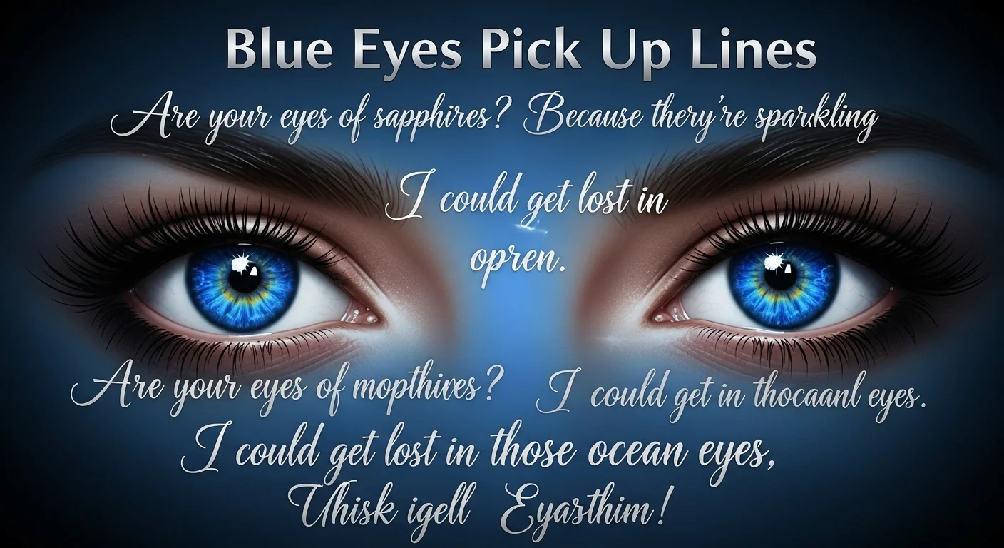 Blue Eyes Pick Up Lines