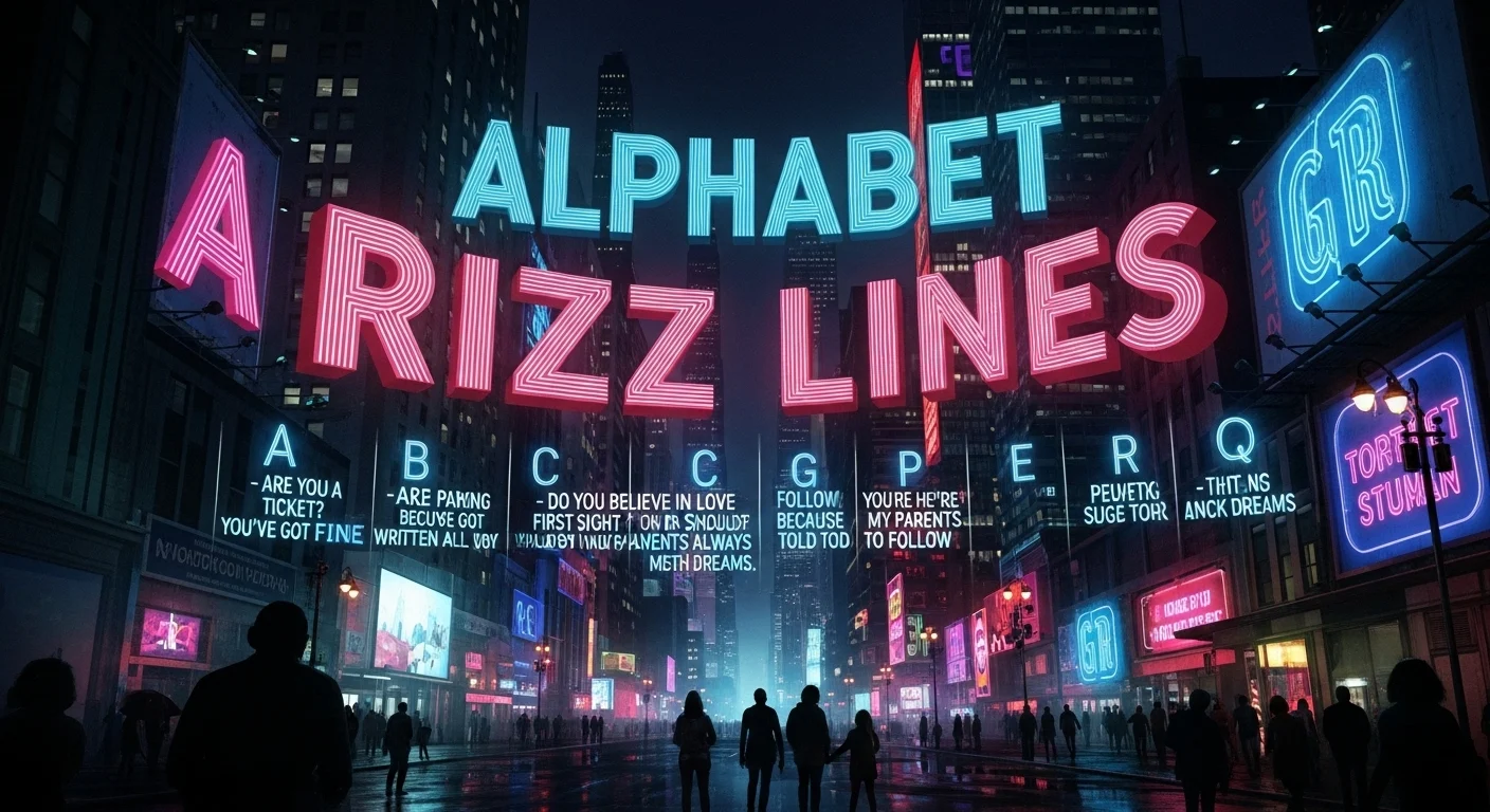 Alphabet Rizz Lines