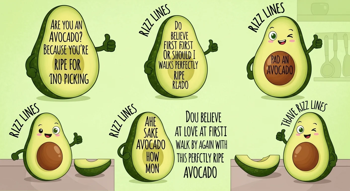 Avocado Rizz Lines