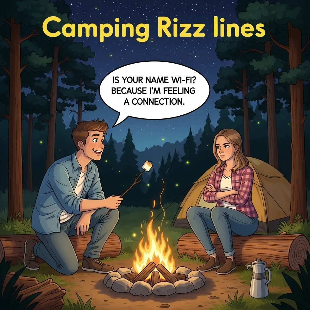 Camping rizz lines