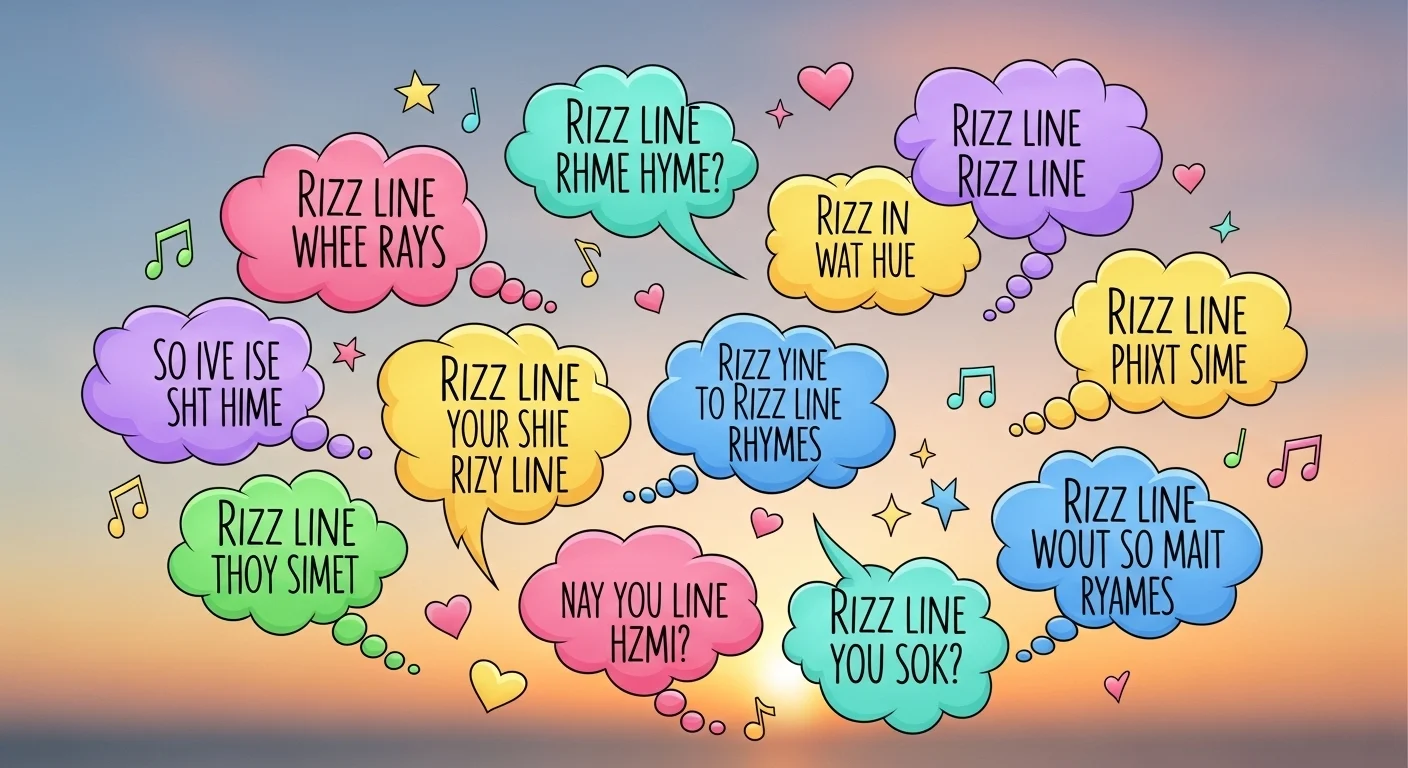 Rhyming Rizz Lines